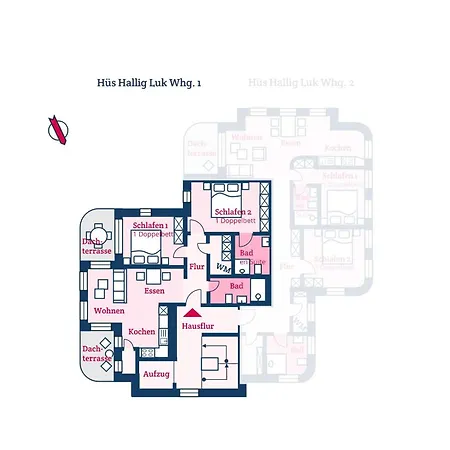 Apartman Hues Hallig Luk 1 Wyk auf Föhr